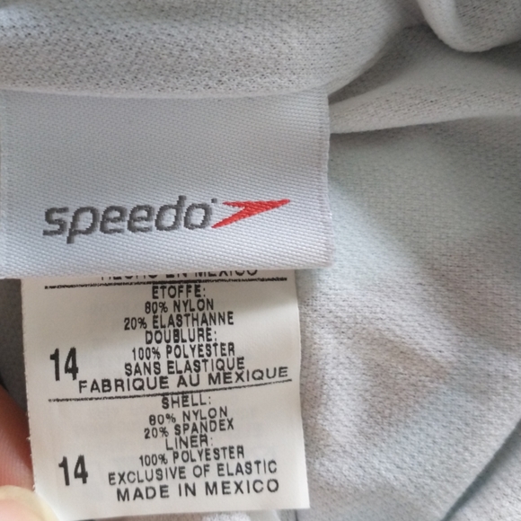Speedo One Piece Bathing Suit - NWOT, Size 14 - Picture 3 of 9